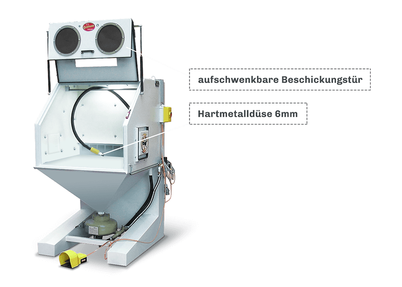 Druckstrahlkabine Rationell