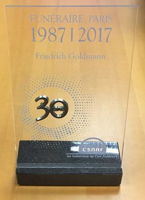 Anerkennung Teilnahme Funeraire 2017 Anerkennung Teilnahme Funeraire 2017