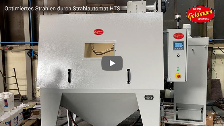 Video Durchlaufstrahlanlage