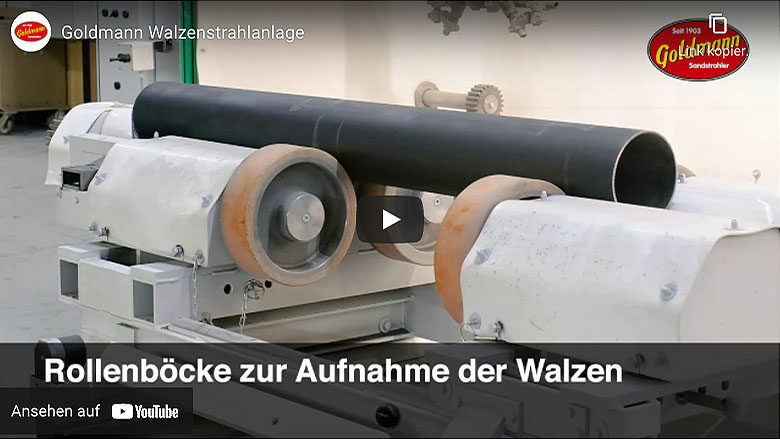 Video Walzenstrahlanlage